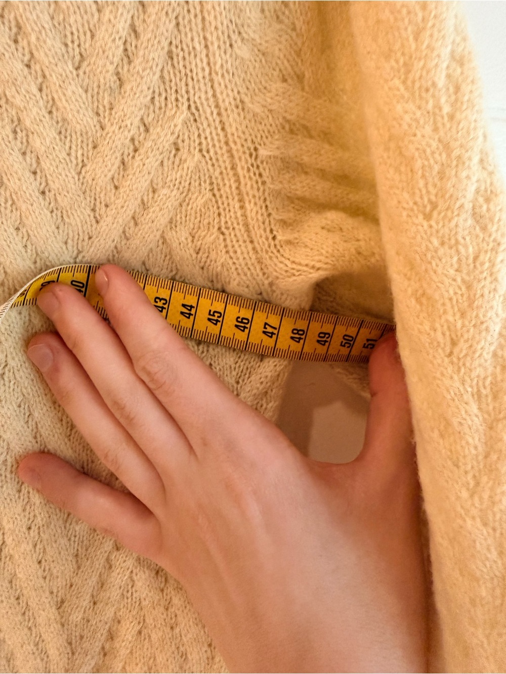 Patagonia Cream Chevron-Knit Crew Sweater - Picture 8 of 13